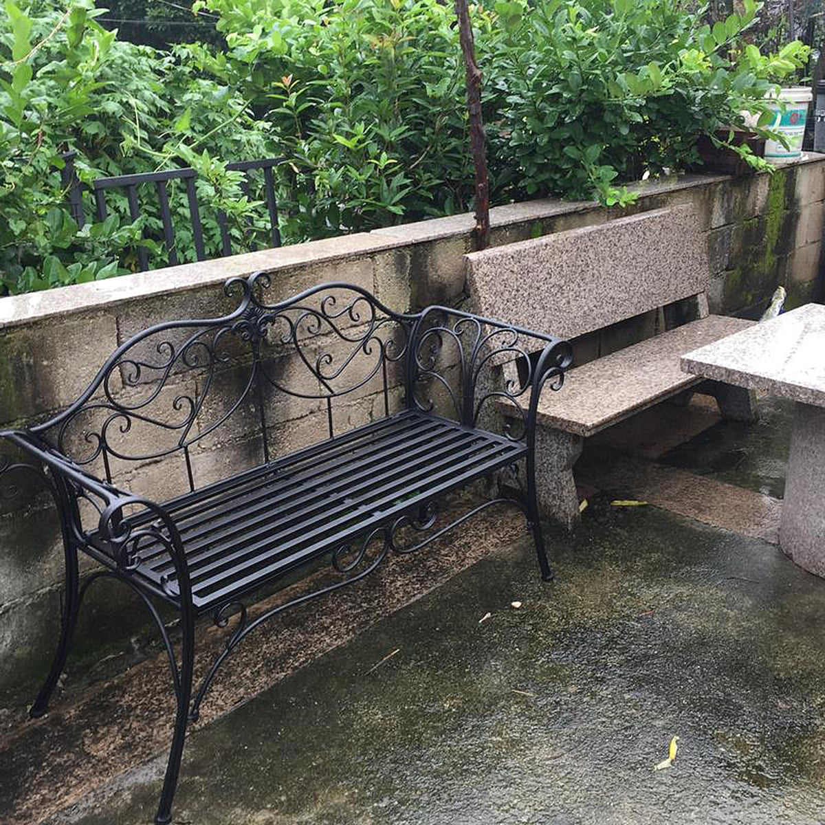 2-Seat Metal Bench U407
