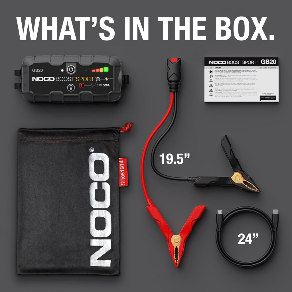 500A 12V Lithium Battery Jump Starter U44306