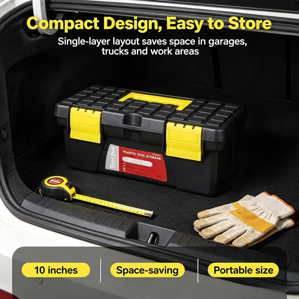 10 Inch Plastic Storage Tool Box I38102