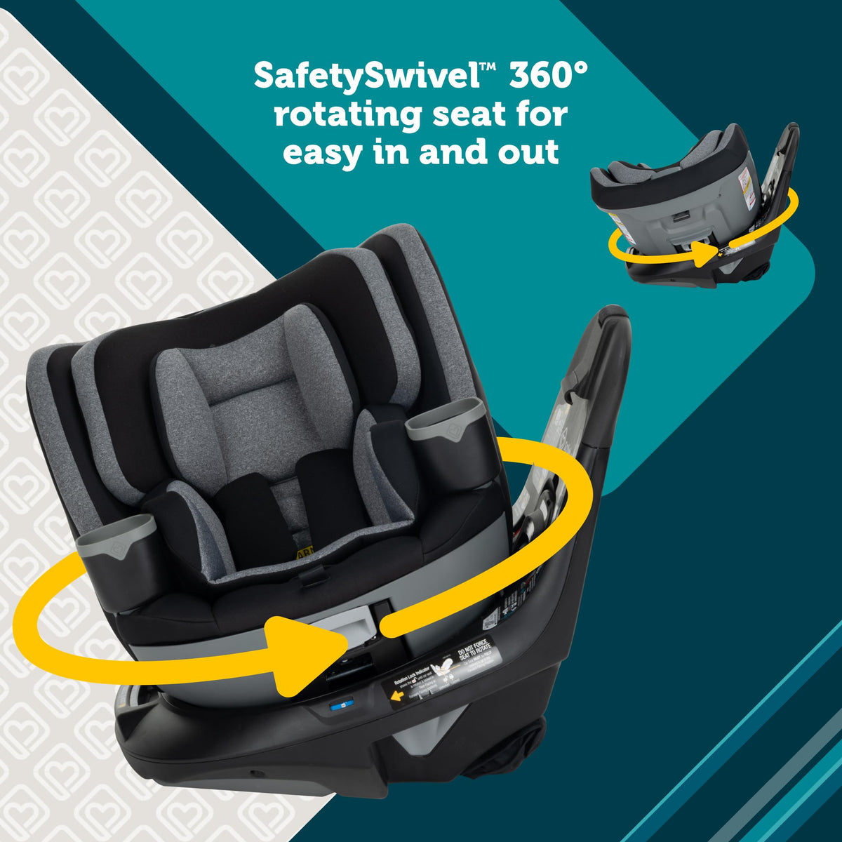 Rotating All-in-One Convertible Car Seat M2107