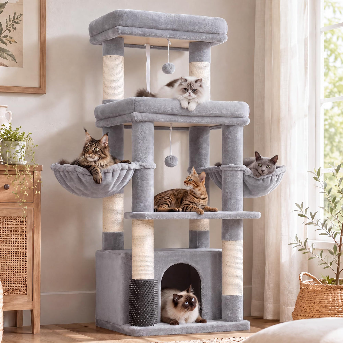 Cat Tree Tower with Extra Large Platform J69858