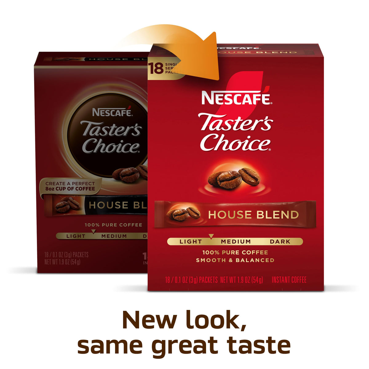 Instant Coffee Packets Light Medium Roast 144 Packets O32368