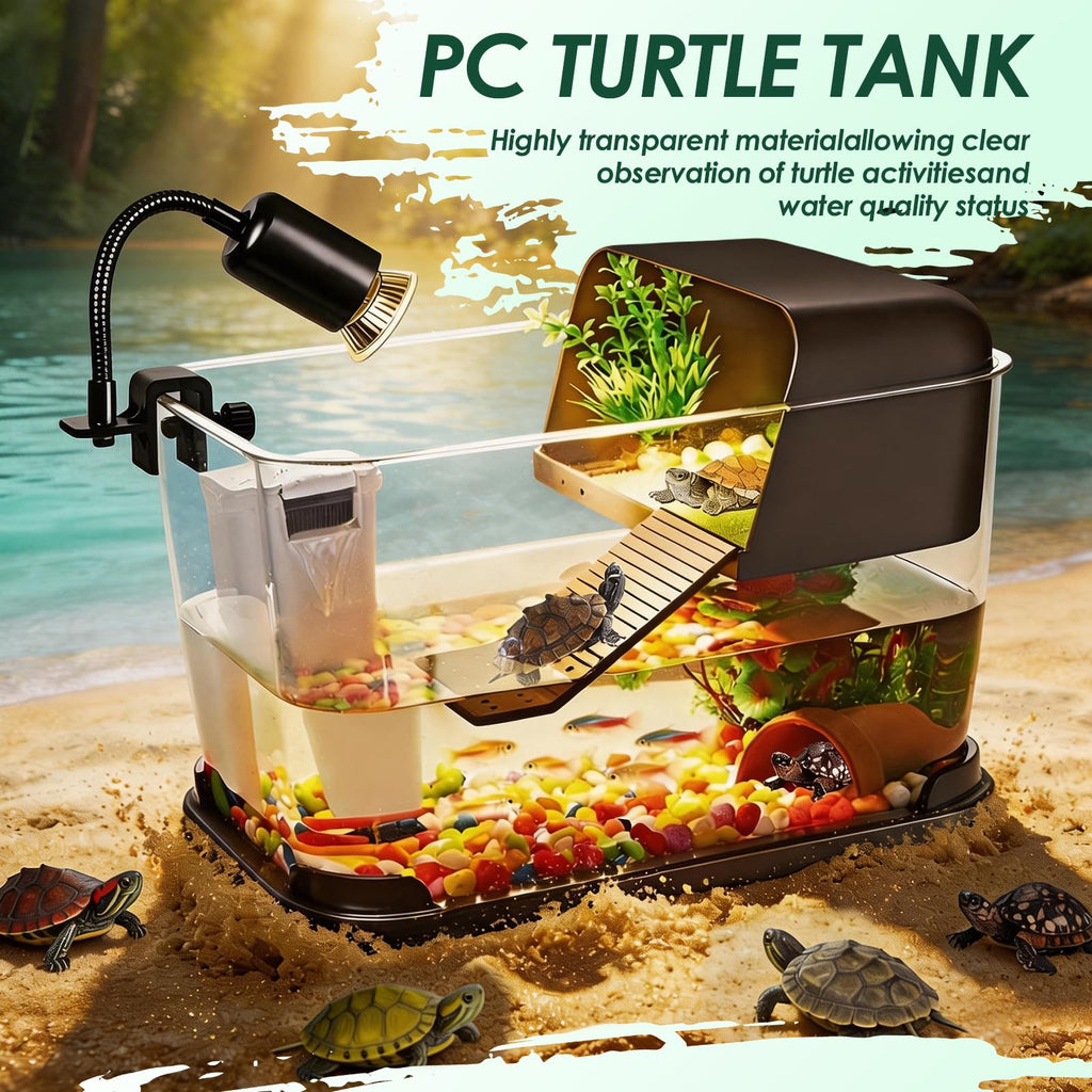 All-in-One Aquatic Turtle Aquarium Habitat P503