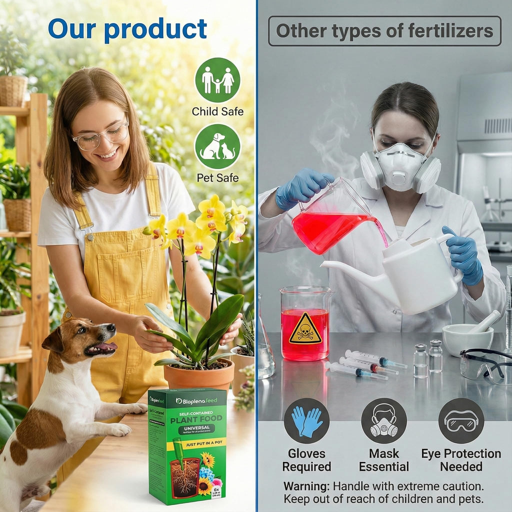 Liquid Plant Food Fertilizer 6-Pack Concentrated Nutrient Solution D753360