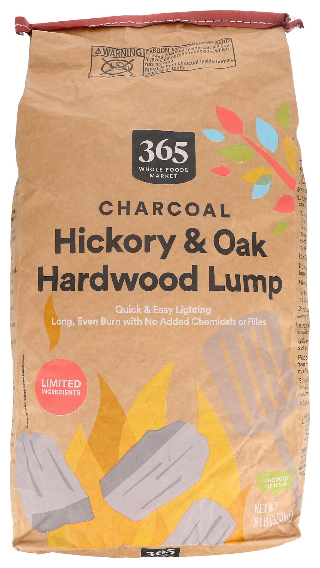 Charcoal Lump, 128 Ounce S7351