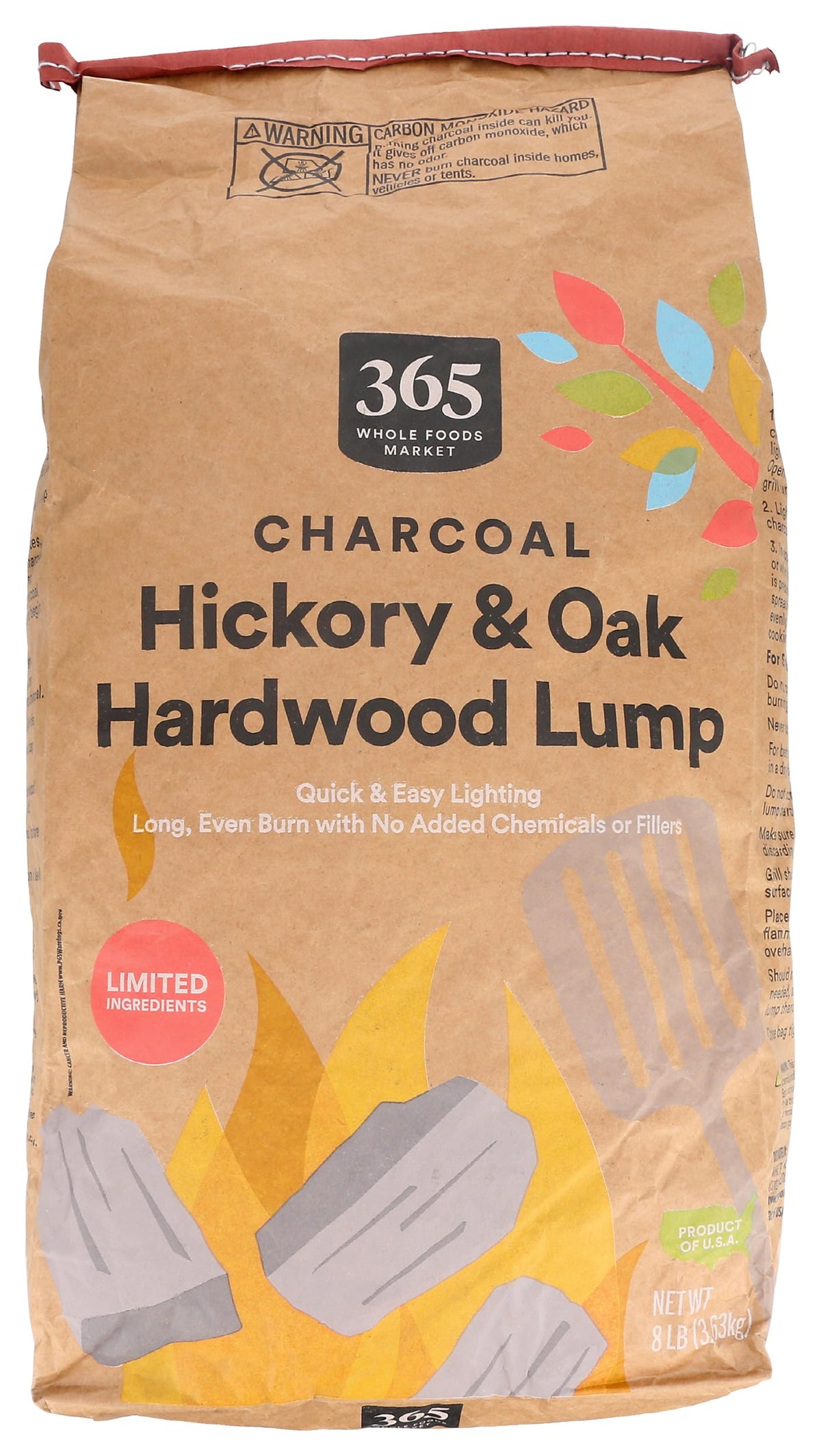 Charcoal Lump, 128 Ounce S7351