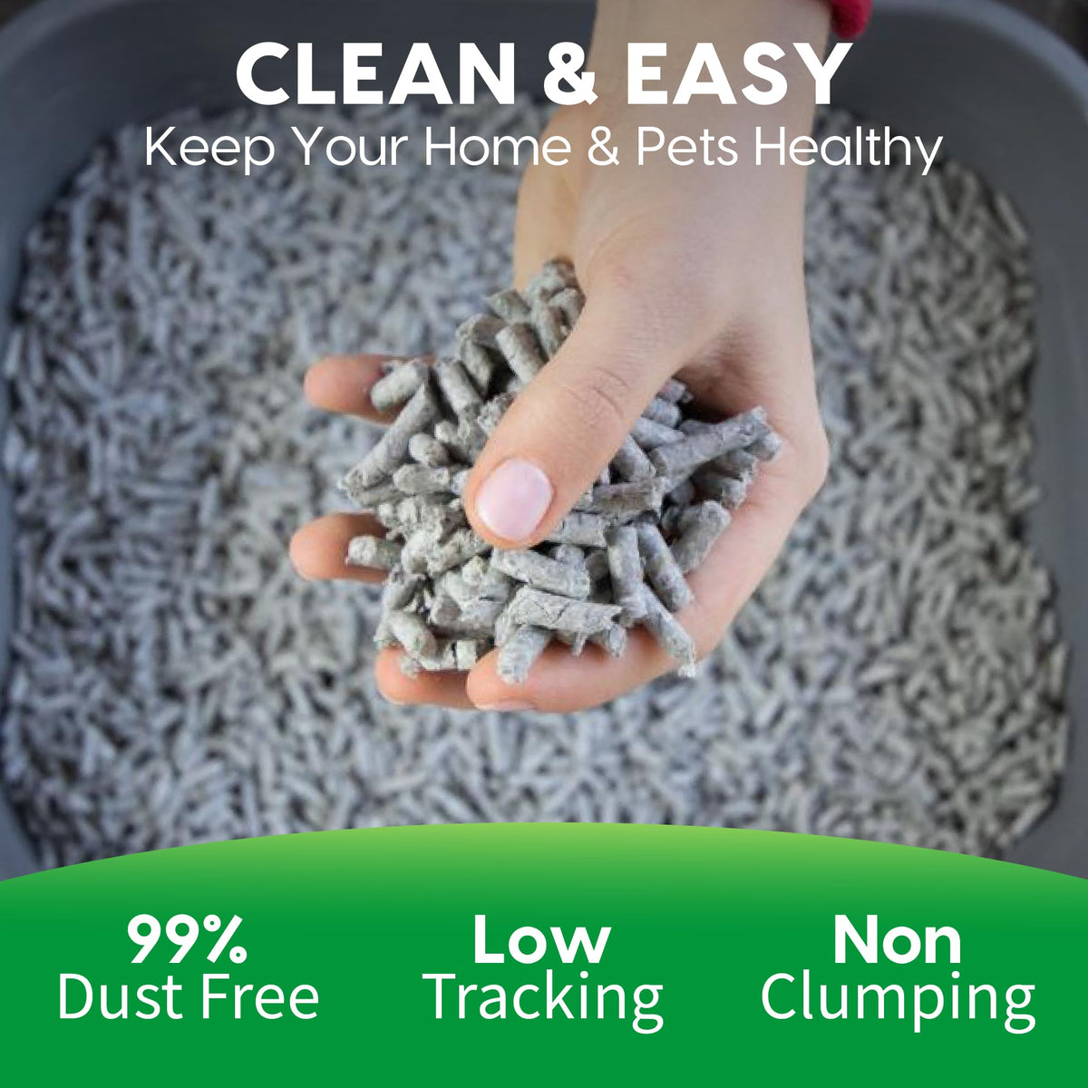 Recycled Paper Cat Litter, 12 Pound, Non-Clumping, Unscented U219