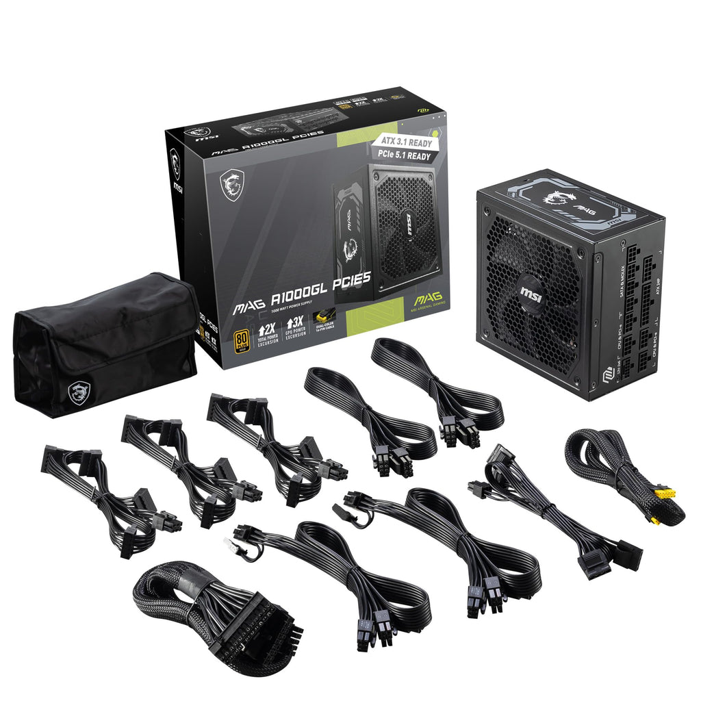 Fully Modular Compact 1000W Power Supply, 80+ Gold A4789