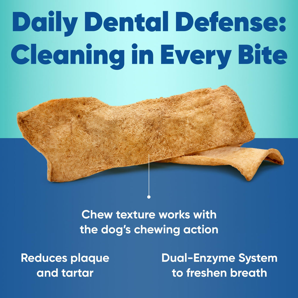 Large Tartar Control Enzymatic Oral Hygiene Chews for Dogs V407