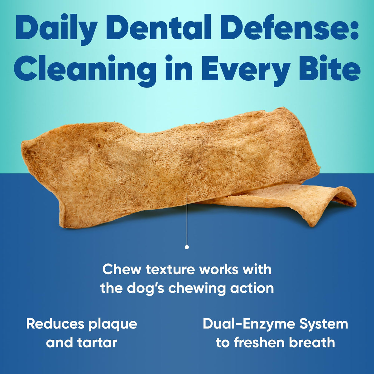 Large Tartar Control Enzymatic Oral Hygiene Chews for Dogs V407