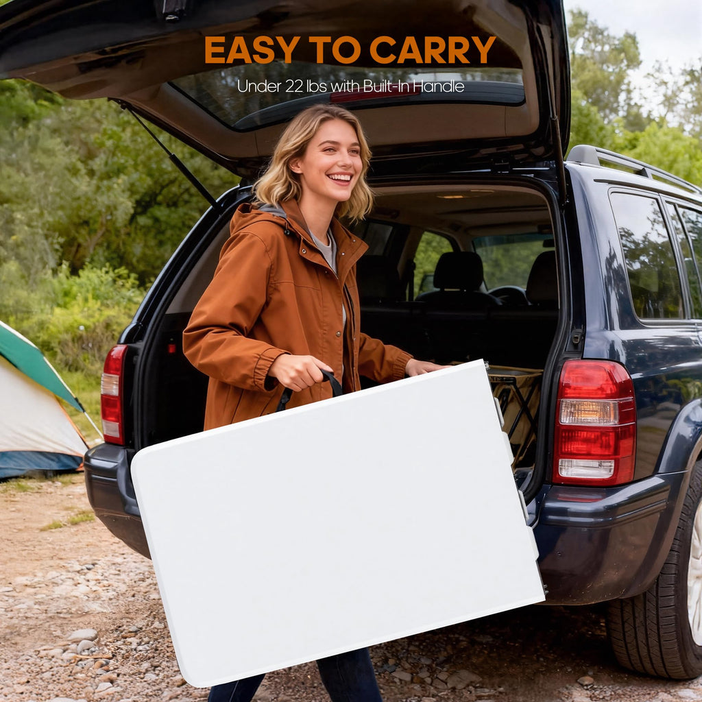 6ft Heavy Duty Folding Table White H517