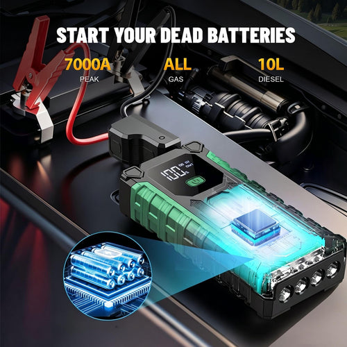 12V Battery Booster Pack with LED Light L877684