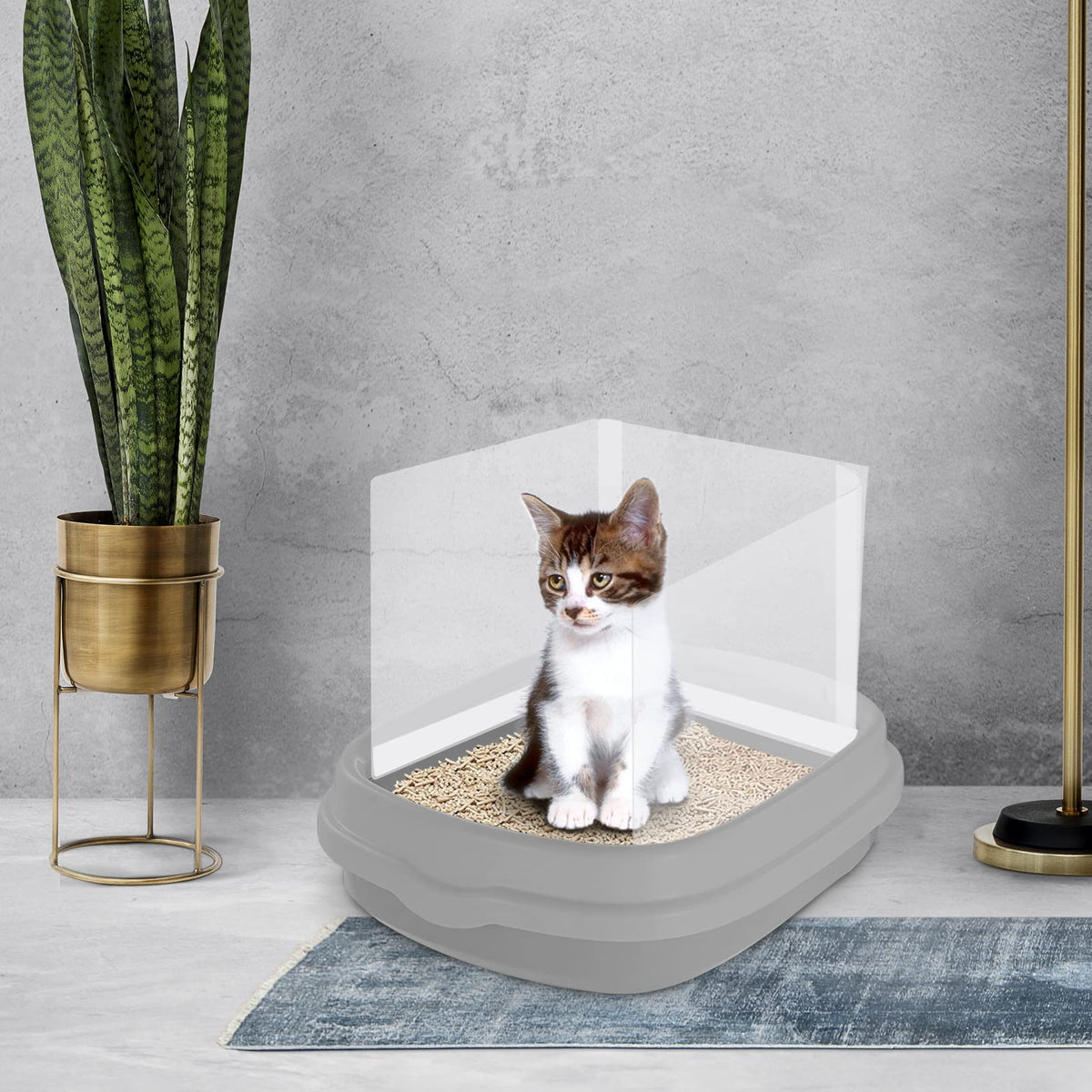 Cat Litter Box Pee Shields B5024