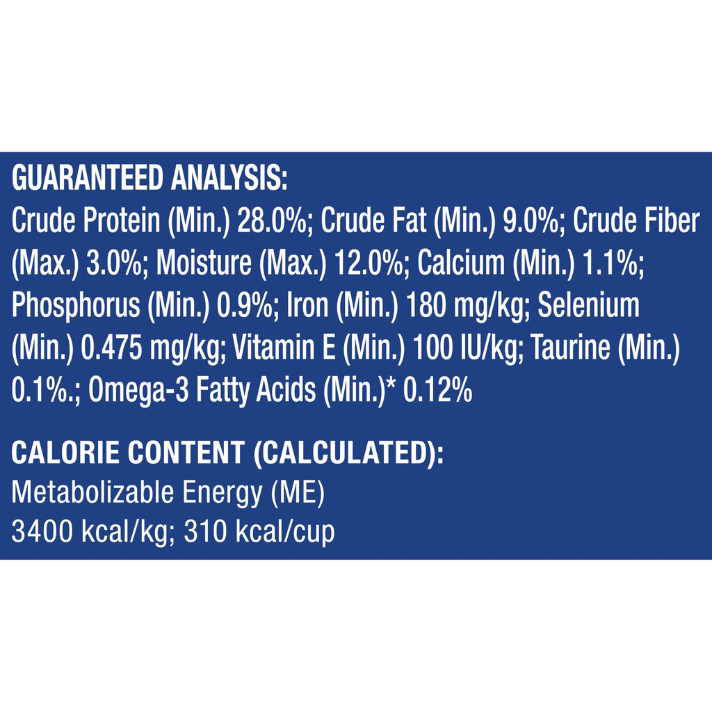 Chicken Beef Salmon Dry Cat Food 3.15 lb. Bag O968
