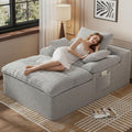 67" Oversized Corduroy Chaise Lounge B880