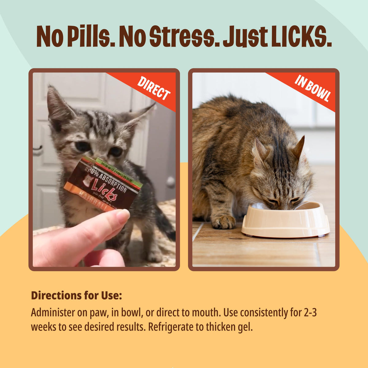 Cat Hairball Support Cod Liver Oil for Cats 30 Packets G495855