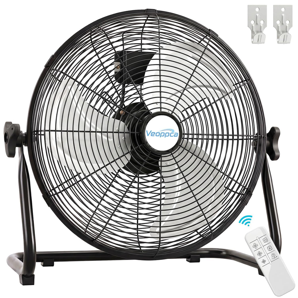 18" Industrial High Velocity Floor Fan with Remote U9908