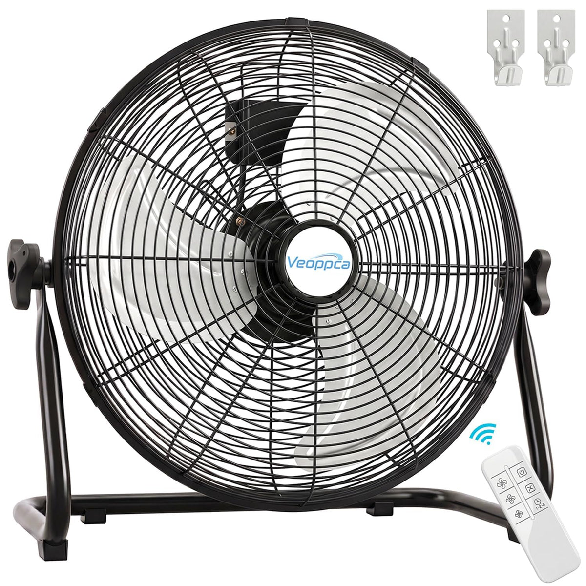 18" Industrial High Velocity Floor Fan with Remote U9908