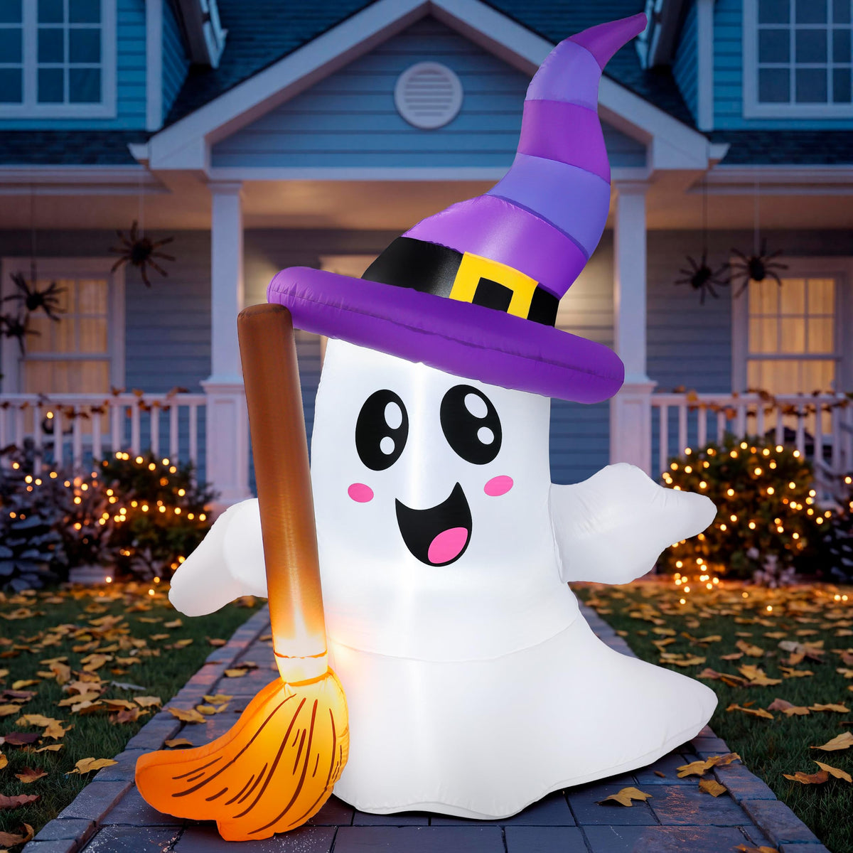 Halloween Inflatables Ghost Outdoor Decorations with LED D831