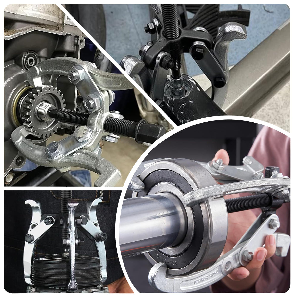 3 Jaw Gear Puller Set with Reversible Jaws Q464