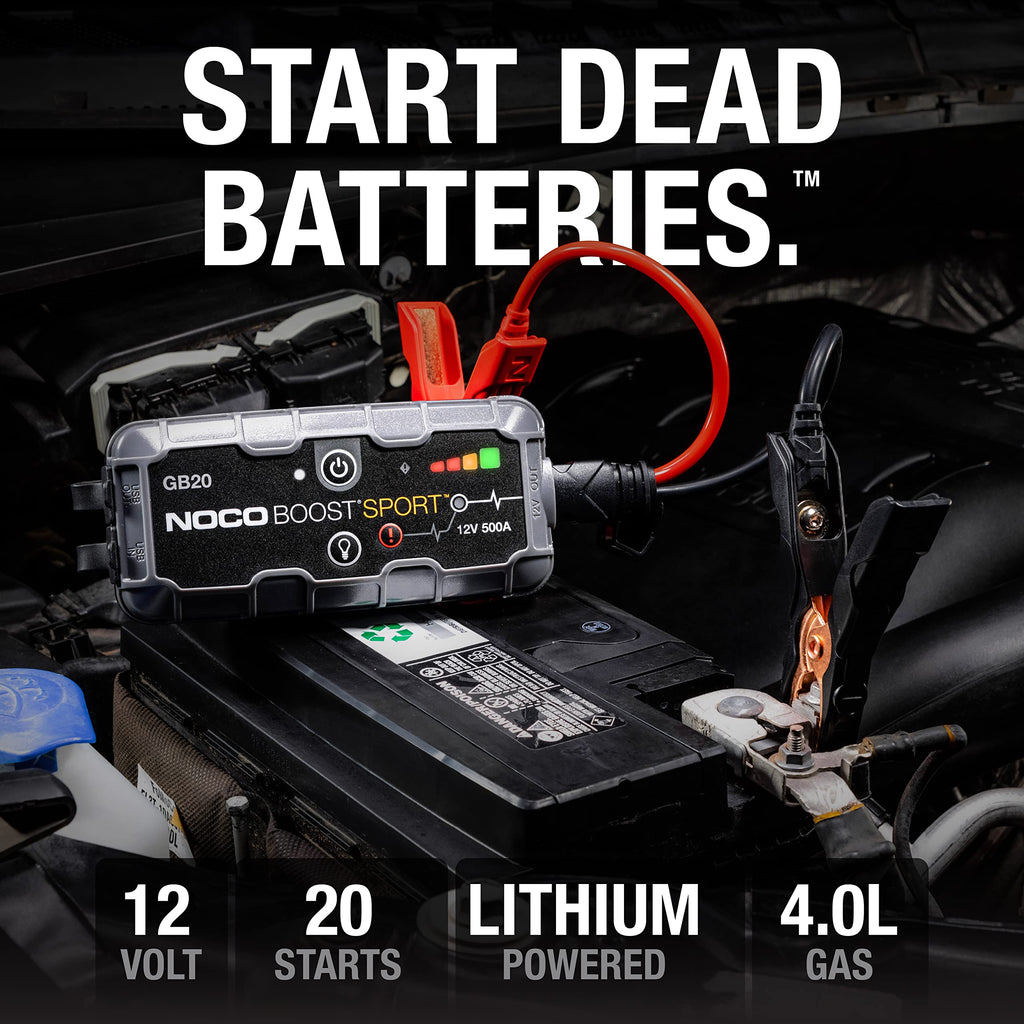 500A 12V Lithium Battery Jump Starter U44306