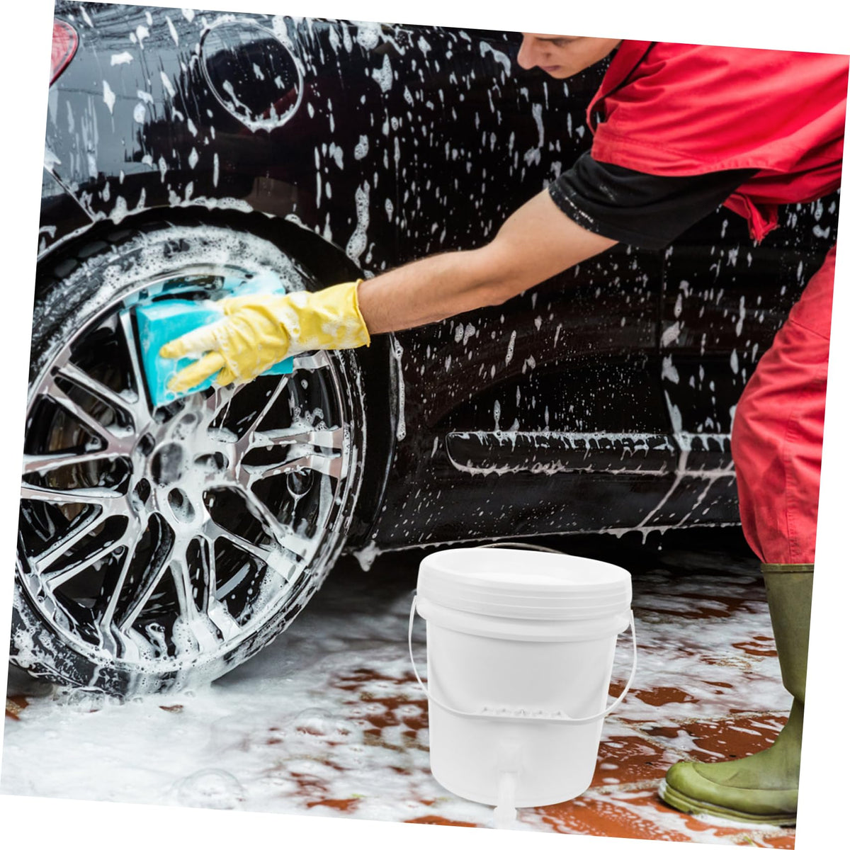 Water Storage Jug with Faucet 10l Plastic Container A546