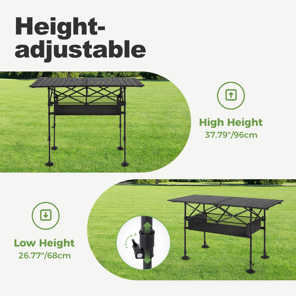 Folding Aluminum Camping Table L8547