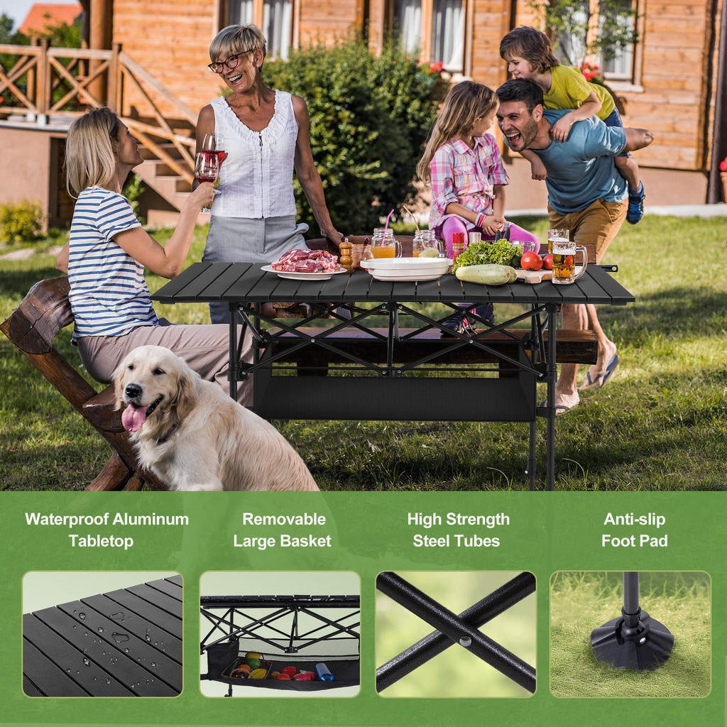 Folding Aluminum Camping Table L8547