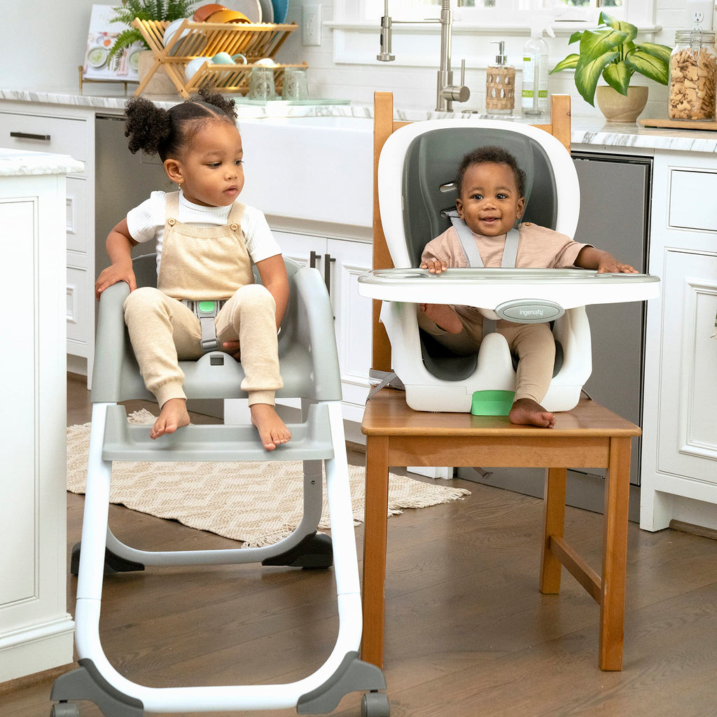 6-in-1 High Chair with 5 Point Harness and 2 Trays Y333