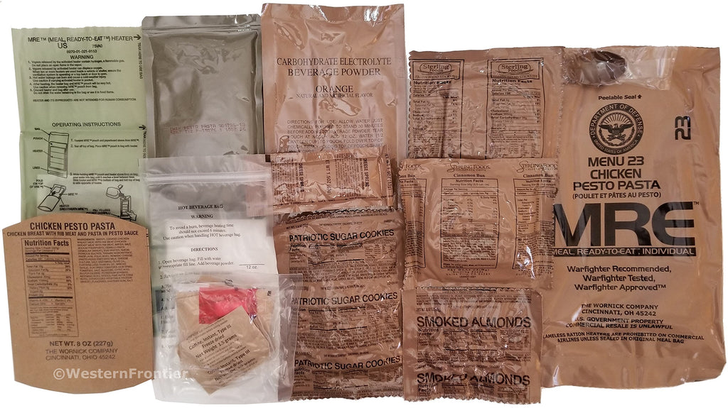 12 Meals Military Surplus Meal Ready to Eat A1838