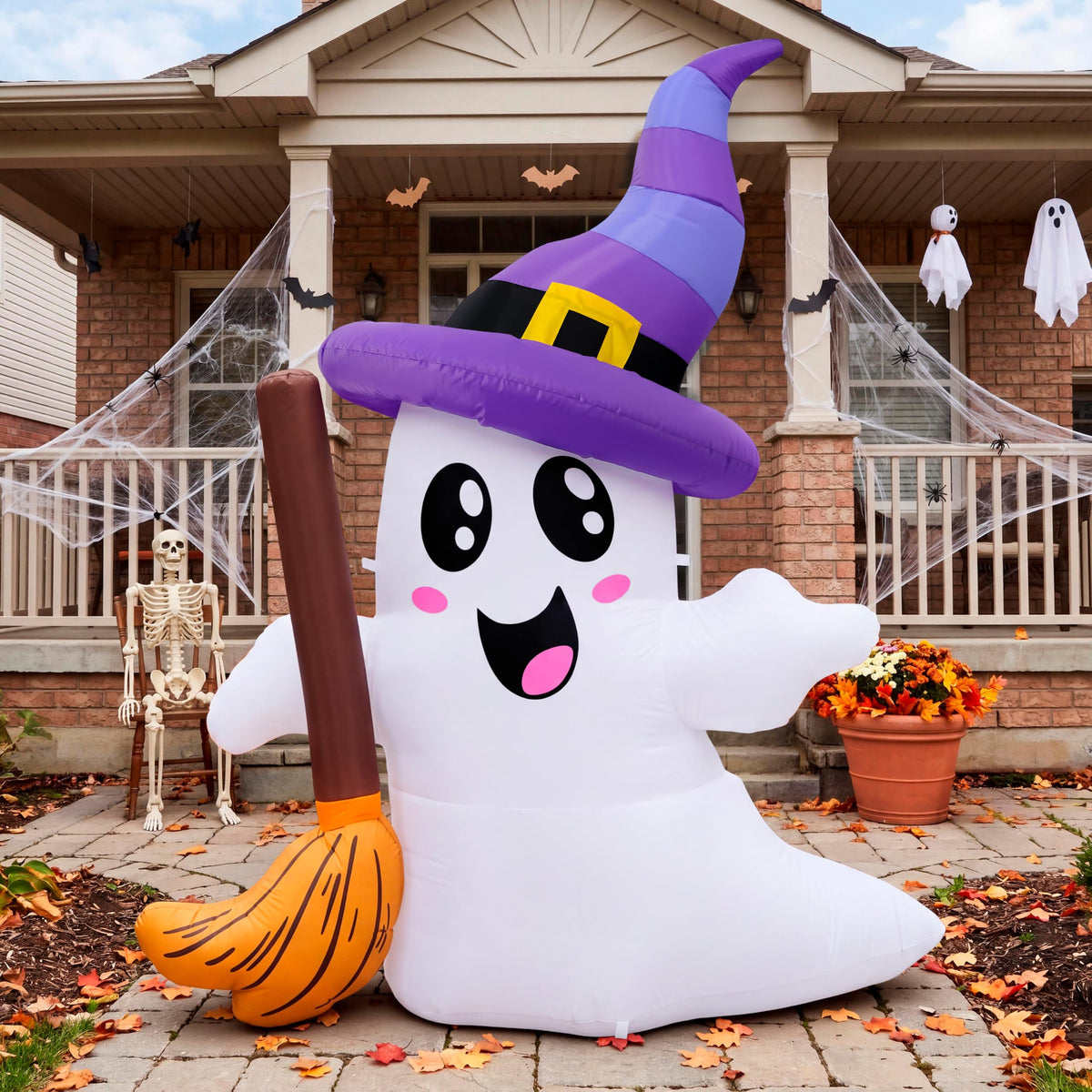 Halloween Inflatables Ghost Outdoor Decorations with LED D831