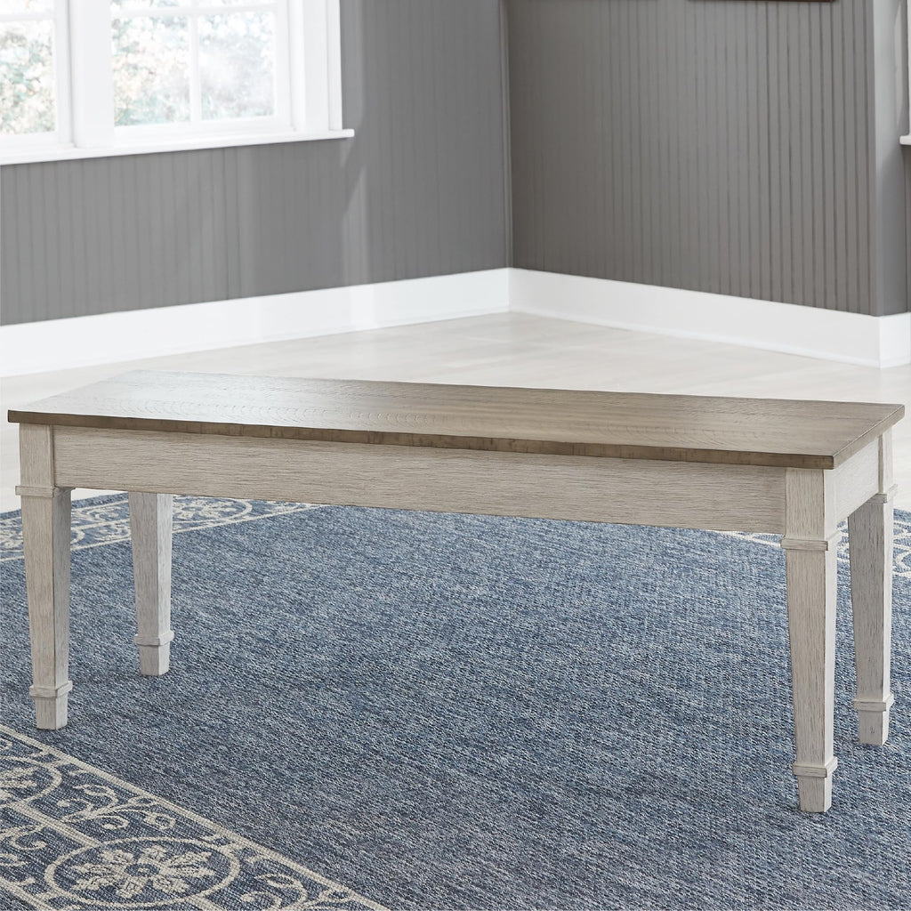 White Light Brown Wood Storage Bench V826