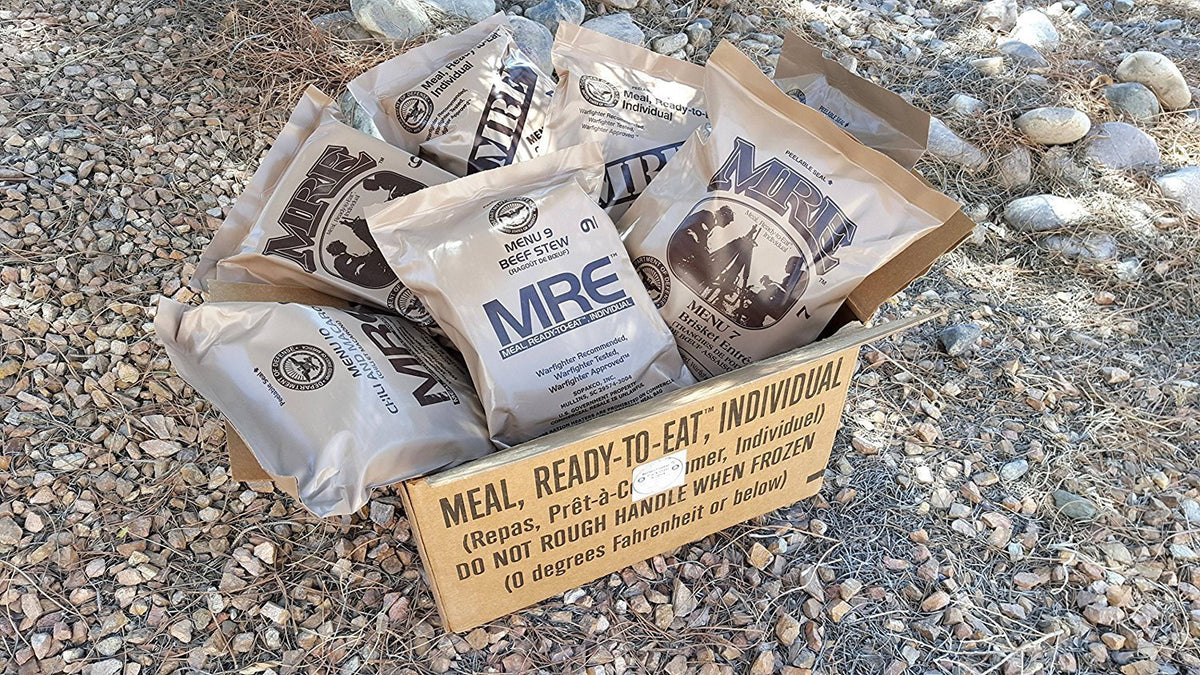 12 Meals Military Surplus Meal Ready to Eat A1838